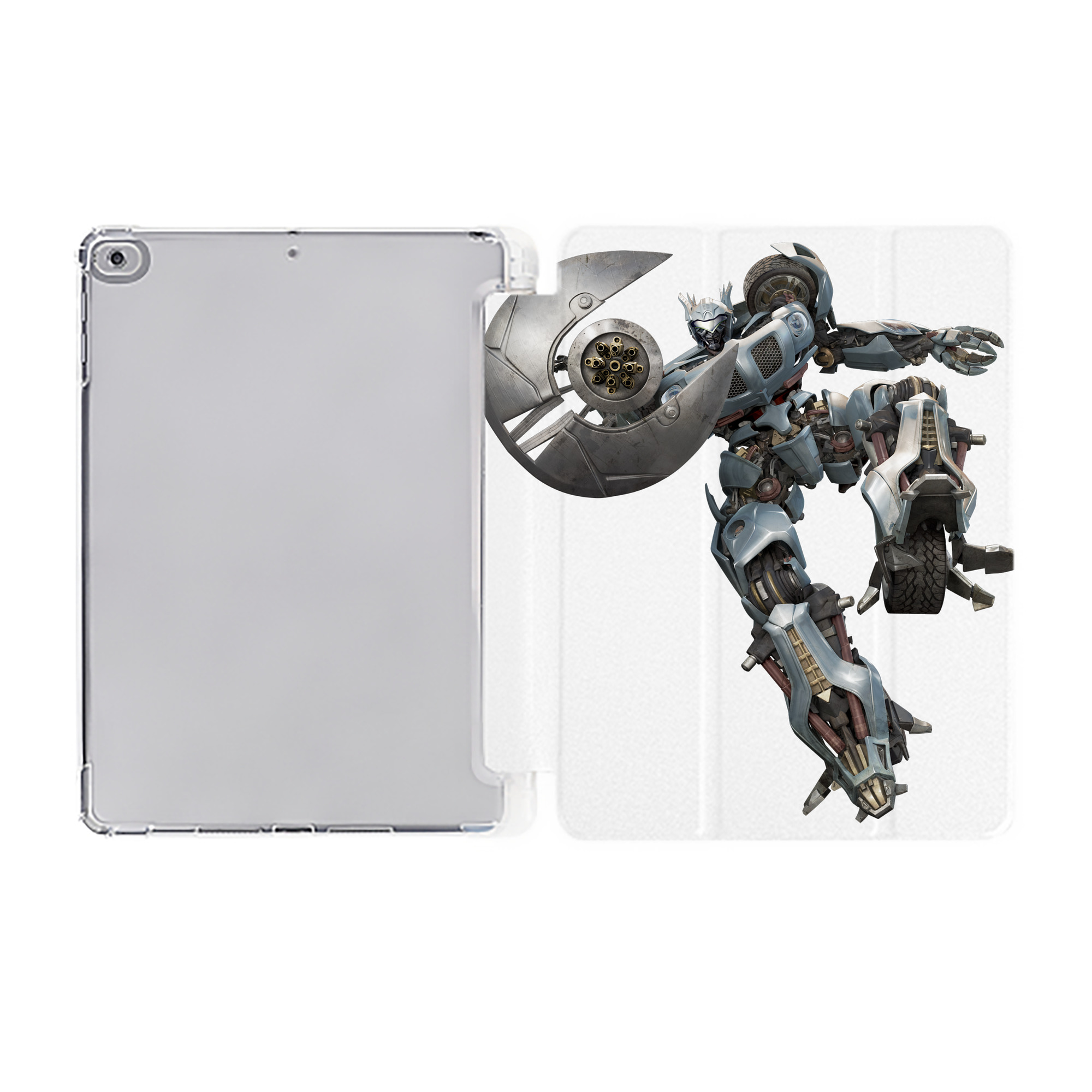 （画像用）  IPad ケース ペン収納付き 三つ折りスタンド PUレザー×シリコン 対応機種9.5/10.5/10.9インチ